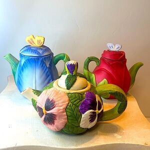 AVON 3 PIECE PORCELAIN TEA SET